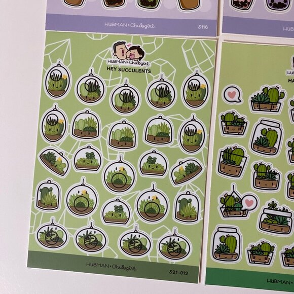 Hubman And Chubgirl Boba & Plants Stickers Set - Picture 5 of 7